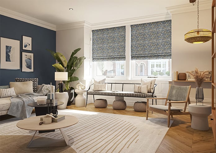 Mini Camphora, Ink - Twist&Fit Roman Blind - Image 7